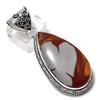 Noreena Jasper Gemstone Handmade 925 Sterling Silver Jewelry Pendant 2.32" Q9n65
