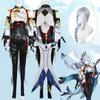 Shenhe Cosplay Game  Costume Shenhe Jumpsuit Wig Shen He  Battle Suits Cosplay Anime Outfits Game Costume