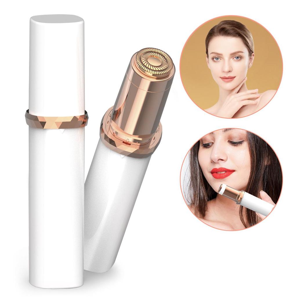 Прецизионная портативная бритва для бровей для женщин, электрический триммер для бровей, легкий безболезненный эпилятор для лица и бровей для губ, носа