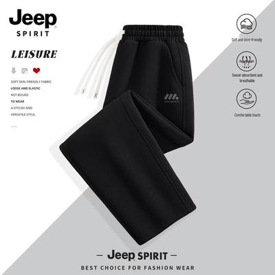 JEEP SPIRIT Мужские спортивные брюки свободного кроя с прямыми штанинами, весна/осень 2025