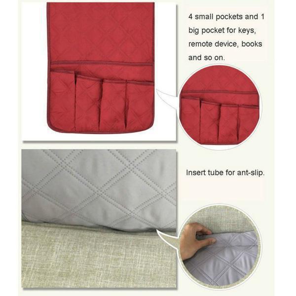 Диван, кресло, подлокотник, органайзер для хранения с дистанционным управлением, нескользящий карманный держатель для кресла, органайзер