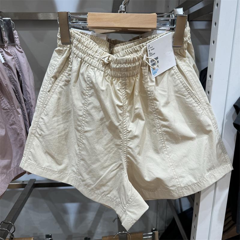 Женские быстросохнущие летние повседневные шорты - Удобные, спортивные, средней длины, влагоотводящие, легкие, пятиточечного дизайна 466384