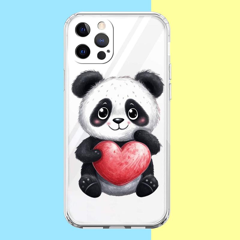 Tickle Panda Phone Case Cover for Google Pixel 8 7 6 5 4 4XL 7A 6A 5A 4A 3A 3AXLPro 5G Shockproof Silicone Transparent Shell Bag