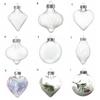 DIY Gifts Xmas Ornaments Plastic Christmas Tree Decoration Transparent Balls Fillable Candy Box