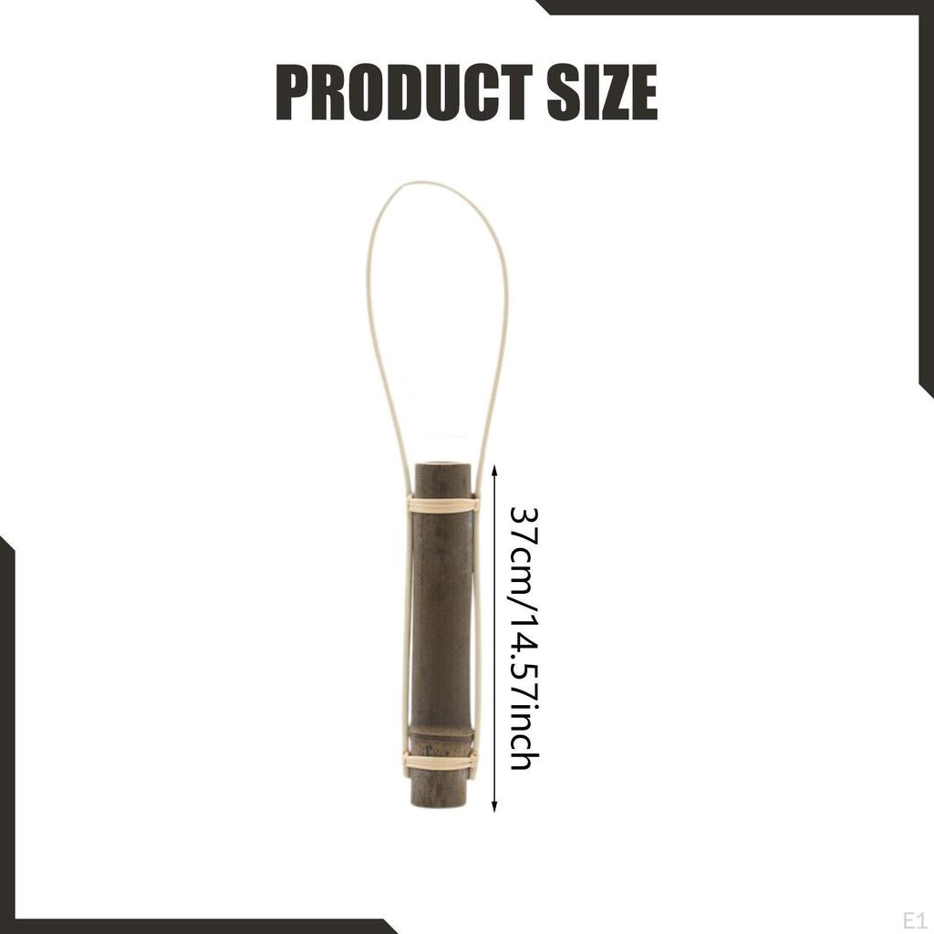 Bamboo Flower Vase Table Centerpiece Decorative Tabletop Ornament Modern Minimalist Design