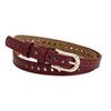 Trendy Women's Belt In Black White Camel Burgundy And Coffee Colors Ideal For Everyday Fashion