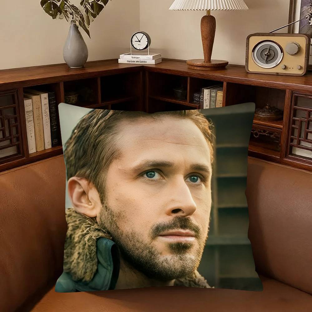 Singer RRyan Gosling Pillow Case Fashion Square Pillowcase Bedroom Sofa Room Ins Decoration Leisure