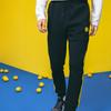 adidas Спортивные брюки Neo X Smiley Collab с манжетами и контрастными 3 полосками, мужские брюки черного цвета HB7411