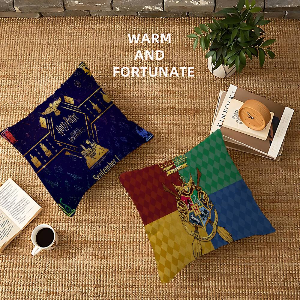 Фильм Гарри П-Поттер Персонализированная Наволочка Пыльник Спальня Детская Вечеринка Декорация Наволочка День Рождения Детский Подарок