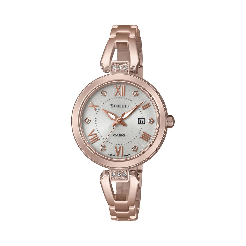 Casio Sheen Women's Stainless Steel 50M Water Resistant Analog Quartz Watch SHS-4526CG-4A