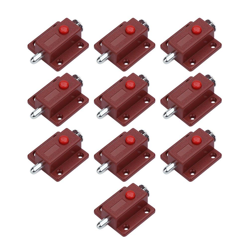 10 шт. пружинная кнопка безопасности для двери шкафа болты для двери шкафа присоска защелка замок сплошная дверная защелка