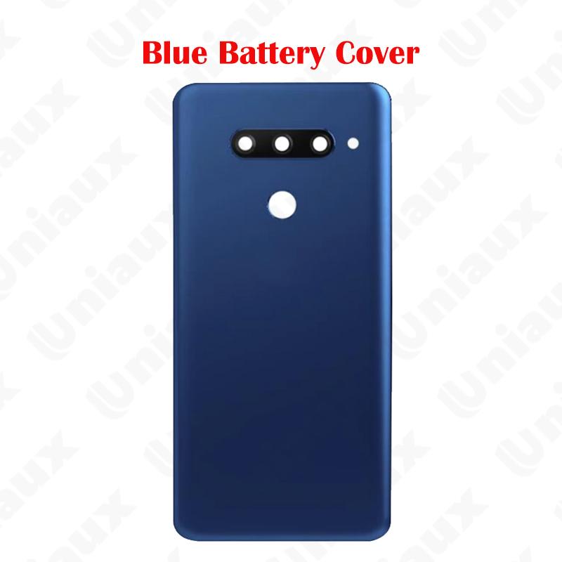 100% оригинальная стеклянная крышка батарейного отсека для LG V40 ThinQ V405QA7 V405UA V405, задняя крышка батарейного отсека с камерой