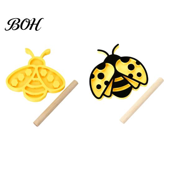 Gardening Decorations for Balcony Insect Water Feeder, Bee Dish, Garden Pollinator Drinking Bowl, Friendly Decor or Ladybug Shape Cup Yard Bees