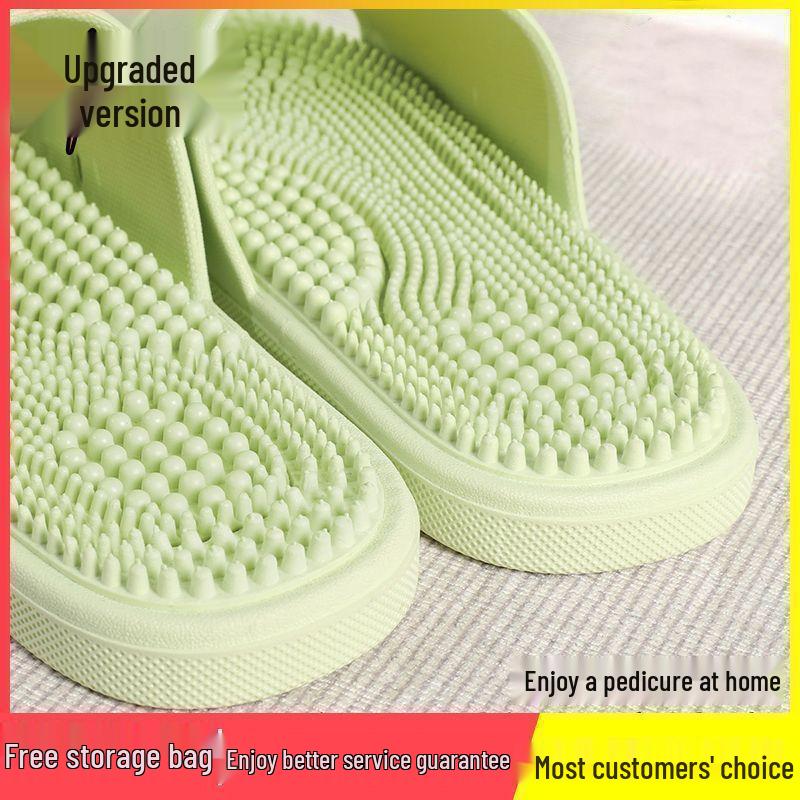 Мужские и женские массажные тапочки 2025 года с нескользящей подошвой и защитой от запаха для использования в помещении/на улице