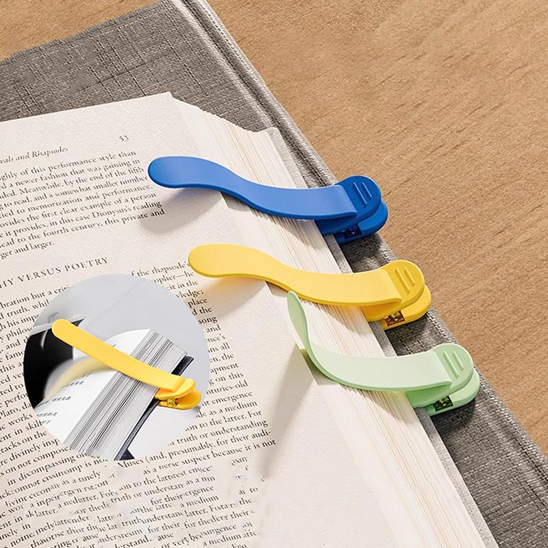 1/3/6Pcs Smart Bookmark Silicone Book Mark Book Spare Parts Accessories Parts For Reading Lovers Bookmarks For Men Women
