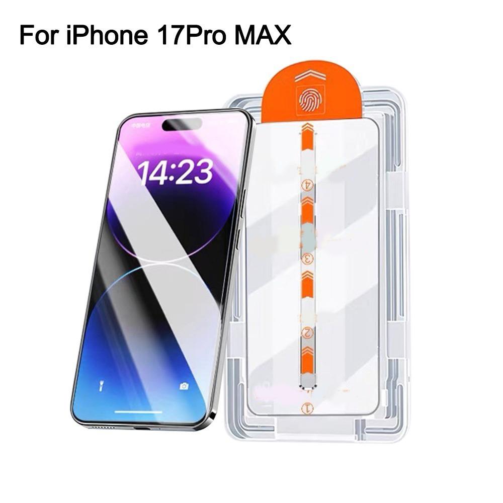 9H Hardness Tempered Film Dust-free Scratch Resistant Glass Films High Definition Phone Protector for iPhone 17/Air/Pro/Pro MAX