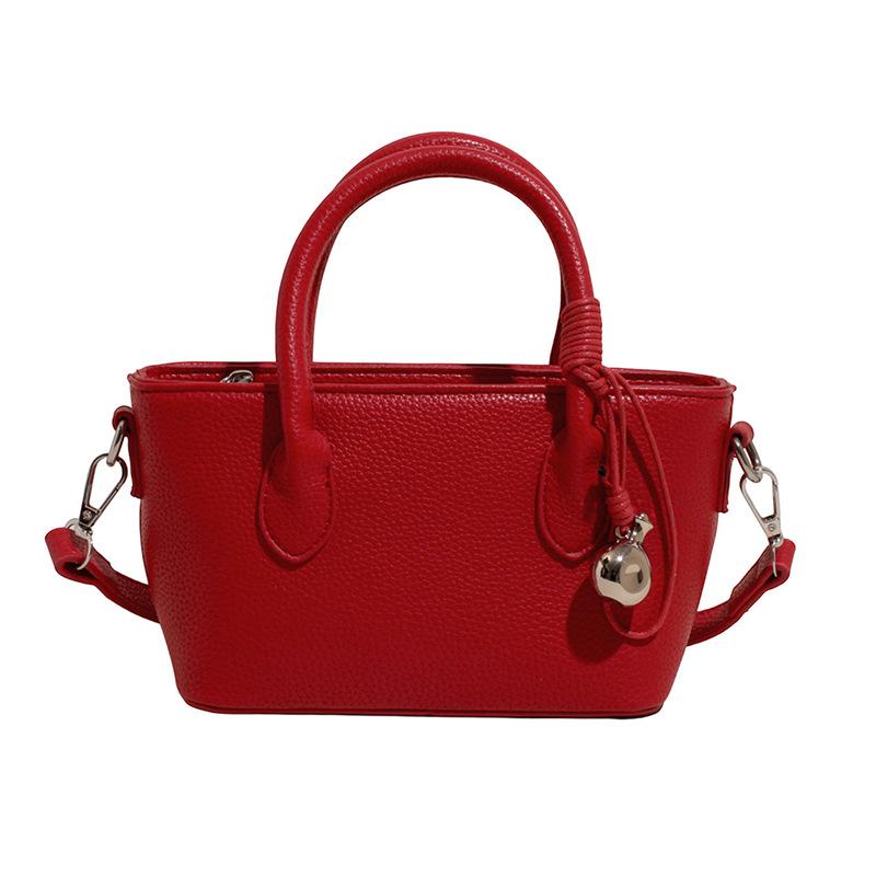 Новая модная сумка Универсальная однотонная сумка через плечо