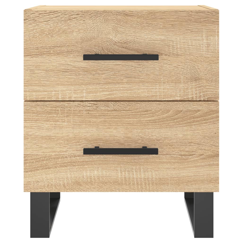 Szafka Nocna, Dąb Sonoma, 40X35X47,5 Cm Materiał Drewnopochodny