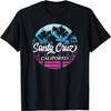 Винтажная мужская женская футболка Santa Cruz Retro California Beach Sunset