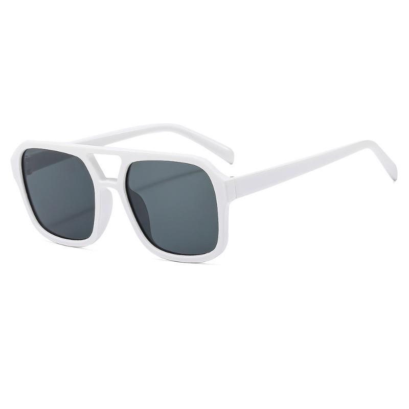New Retro Square Sunglasses, Fashion Trend Anti-UV Sun Glasses, Stylish High-End Shades for Summer Daily Wear