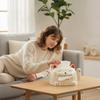 Коробка для салфеток в форме кошки Функциональная декоративная очаровательная коробка для салфеток в форме кошки для гостиной, прикроватной тумбочки