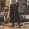 Мужской комбинезон свободного кроя в стиле «американский ретро» с широкими штанинами — осенние повседневные прямые брюки