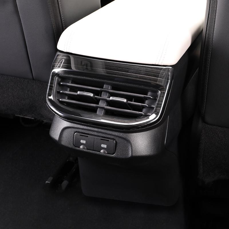 Наклейка на заднее сиденье автомобиля, накладка на рамку выходного отверстия кондиционера для Haval H6 3-го поколения 2021 2022 2023 2024 GT PHEV