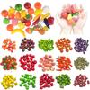 10/20pcs Mini Simulation Fruits & Vegetables Foam Household Decoration Miniature Ornament Landscape Scene DIY Accessories TMZ