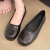 Мода 2025 Весна Женские Слипоны Винтажные Балетки Мелкие Мэри Джейн Мягкая Подошва Удобная Повседневная Обувь для Ежедневной Носки Тиснение Сердечком