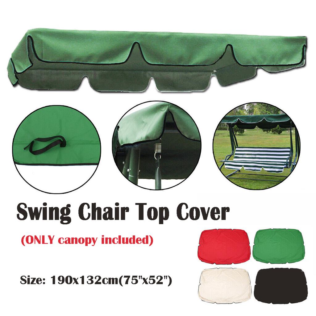 Водонепроницаемый тент для отдыха на открытом воздухе, садовый двор, наружная крышка качелей 190x132 см