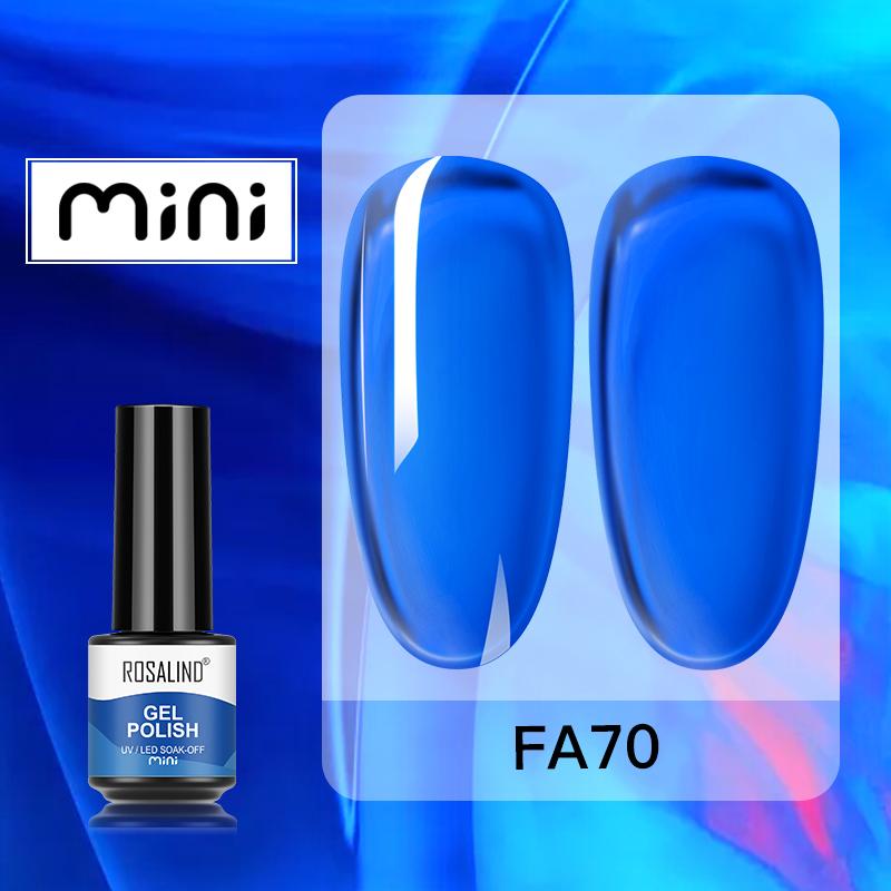 ROSALIND Гель-лак для ногтей Полуперманентный гель УФ-лак Гибридная основа и верхнее покрытие Праймер Гель-лак с блестками «кошачий глаз» Клей для ногтей