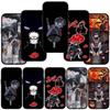 Для iPhone 16 15 X XR Samsung Galaxy S24 S23 Plus Xiaomi Redmi Note 13 12 11 Pro Max 10 14 OPPO Huawei Наруто Акацуки Итачи Учиха Саске чехол для телефона
