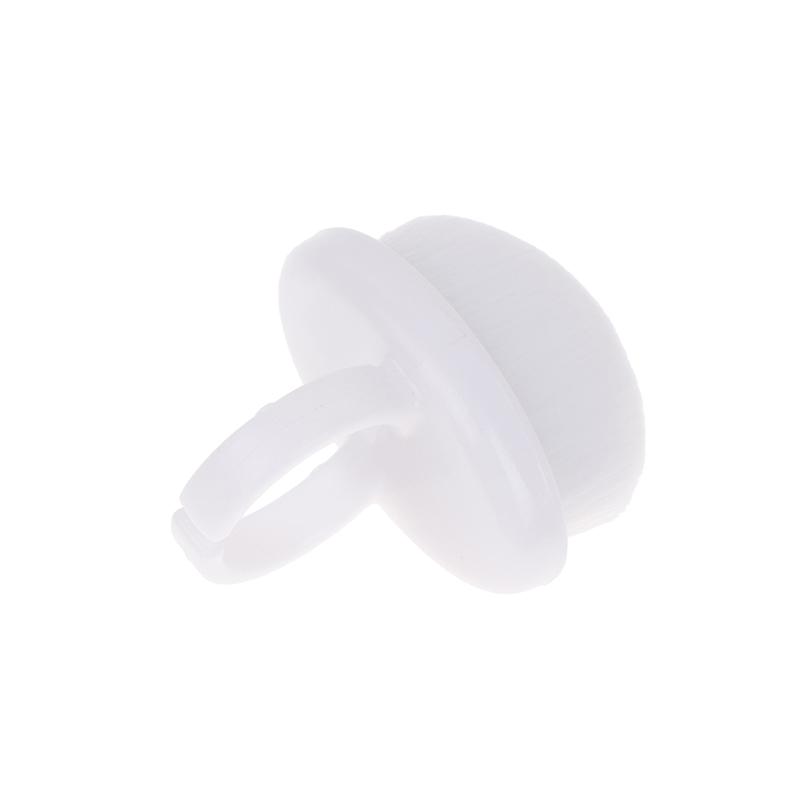 Кисть для ногтей с пряжкой, овальная гелевая пылевая очистка, кольцевая кисть для макияжа, маникюрные инструменты