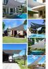 Triangle Oxford Cloth Sunshade Sail - Thickened, Waterproof Sun Protection for Pool, Courtyard, Balcony