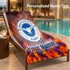 Custom Text Brighton & Hove Albion Football Print Beach Towel Large Towel For Home Bathroom Beach