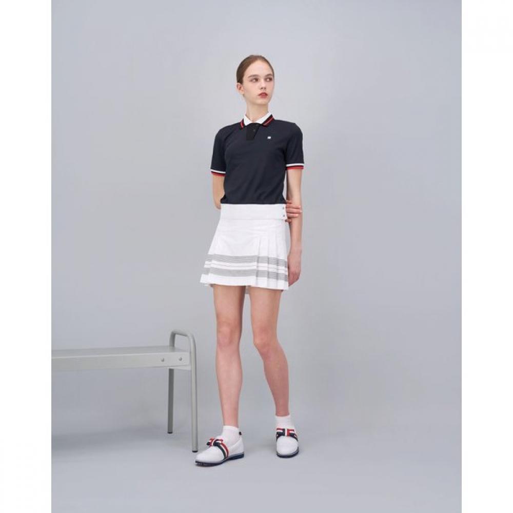 Onoff Women S pleatS Print culotteS Of4003la White