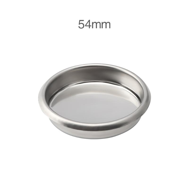 Coffee Blind Filter Bowl 51/54/58Mm Stainless Steel Non Pressurized Filter Cup For Backwashing In Semi Automatic Coffee Machine