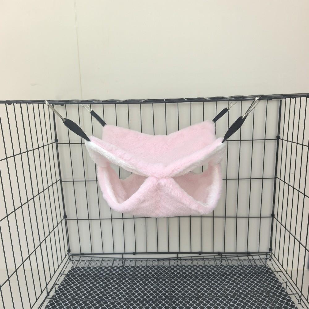 Thicken Small Animal Sleeping Bag Winter Plush Nest Bed Cozy Hanging Pet Hammock Small Pet Cage