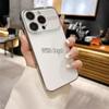 Матовый электроplated чехол для iPhone 17 Pro Max с полной защитой объектива