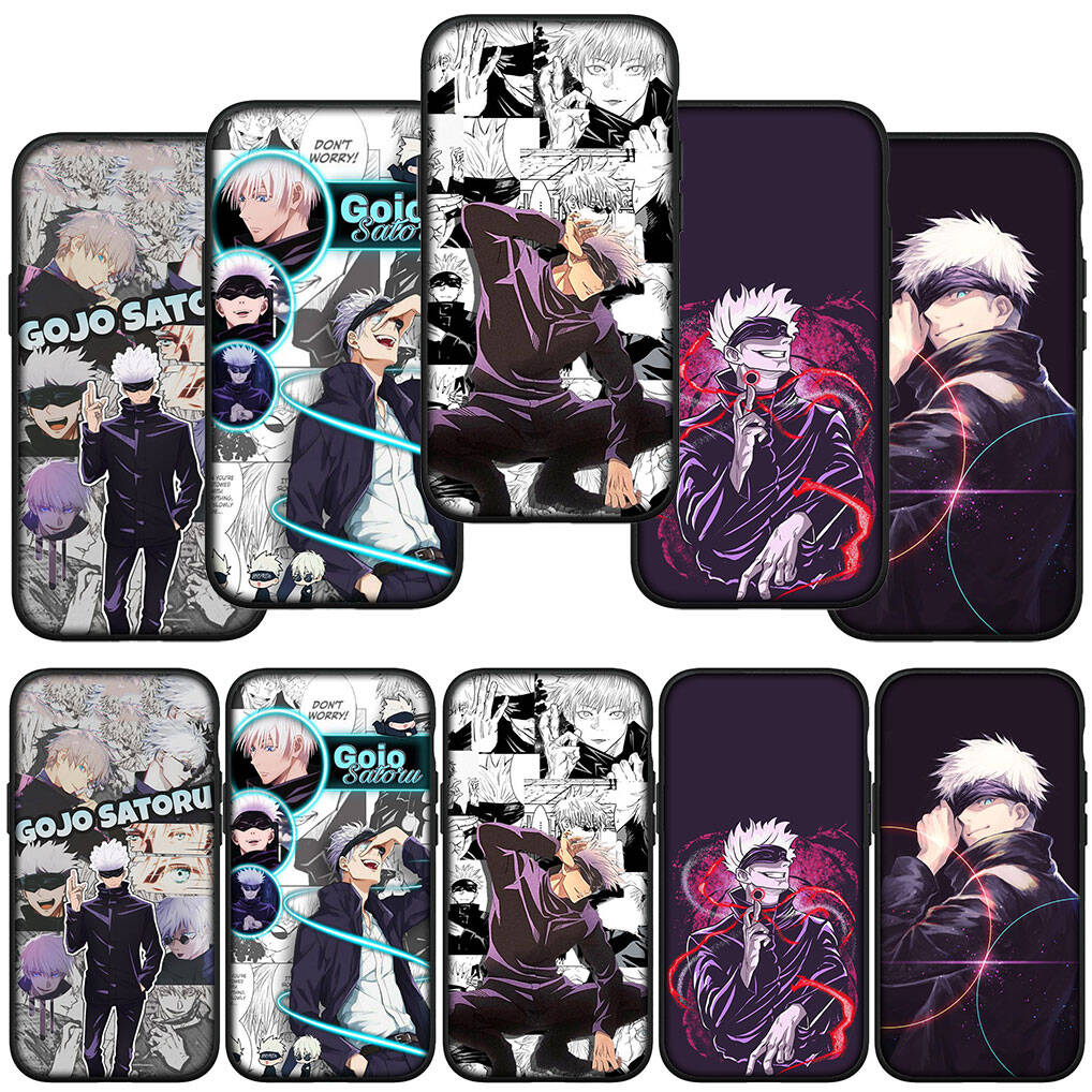 for iPhone 17 15 Xiaomi Poco F7 F8 X7 X6 C85 C75 C71 M8 Redmi Note 14 13 12 11 Pro Max 14C 13C 15C A3 A4 Phone Case Comics Jujutsu Kaisen Gojo Satoru