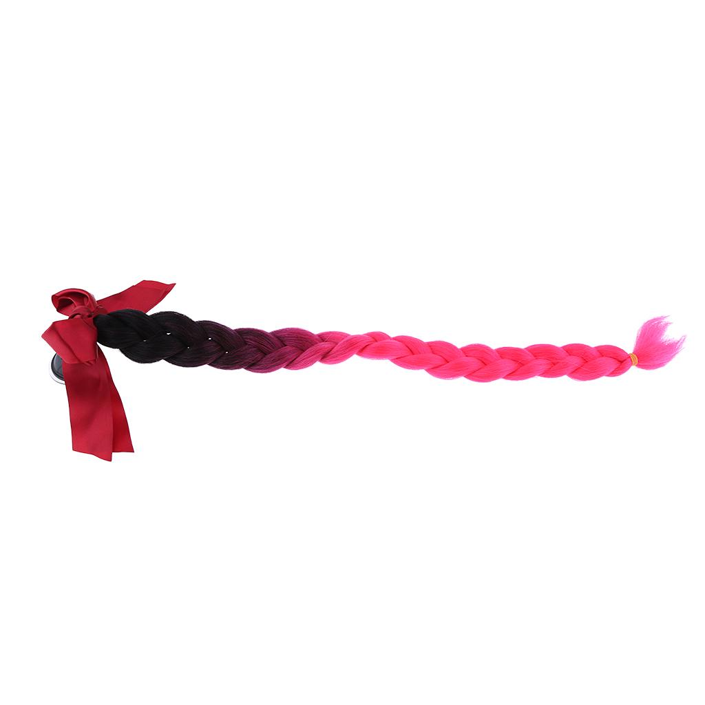 1 шт. 60 см/23,6'' Коса на шлем, Велосипедные косички, Хвост для мотоцикла