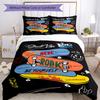 3pcs skateboard Bedding Set Duvet Cover Closure Includes 1 Duvet Cover & 2 Pillowcases, Soft and Comfortable for All Seasons.