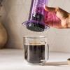 [Оригинальный продукт для внутреннего рынка] Кофеварка AeroPress (фиолетовый) с фильтром, френч-пресс, эспрессо, холодный кофе, небьющееся давление при экстракции.