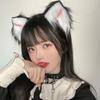 Cute Cat Fox Fur Ear Hair Hoops Night Hairband Headbands Hair Cat Ear Hair Band