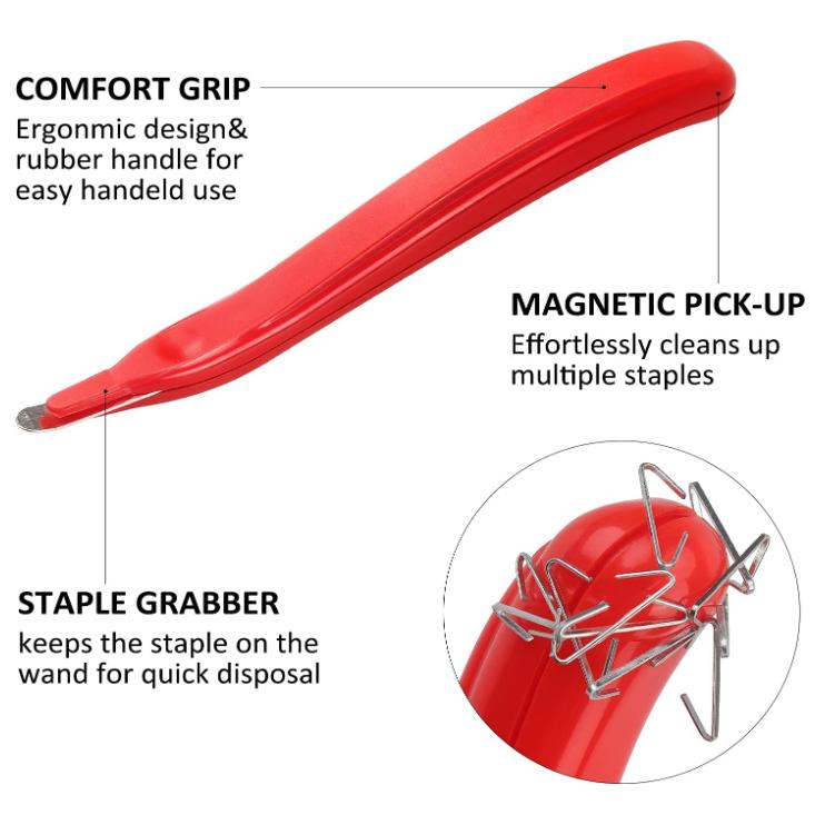 1 шт. профессиональный магнитный съемник скоб для удаления скоб инструмент для удаления скоб для школьных офисных принадлежностей
