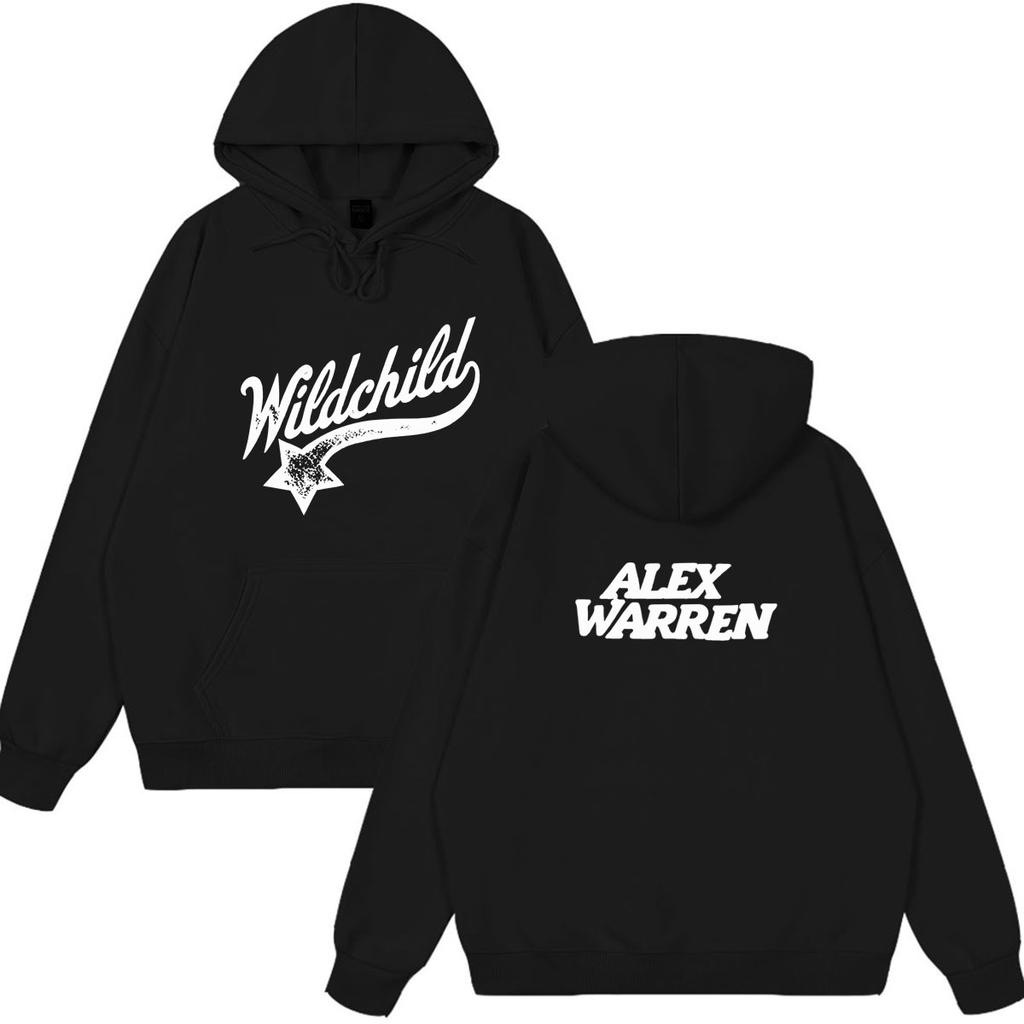 Alex Warren Album Wild Child Tour 2026 Merch Hoodie Men Women Fashion Pullover Winter Loose Casual Hip-hop Oversized Sweatshirts