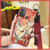 Shockproof Protective Phone Case For ZTE Blade A53 Pro Anti-dust For Mom Wrist Strap Waterproof Back Cover Elderly Lady