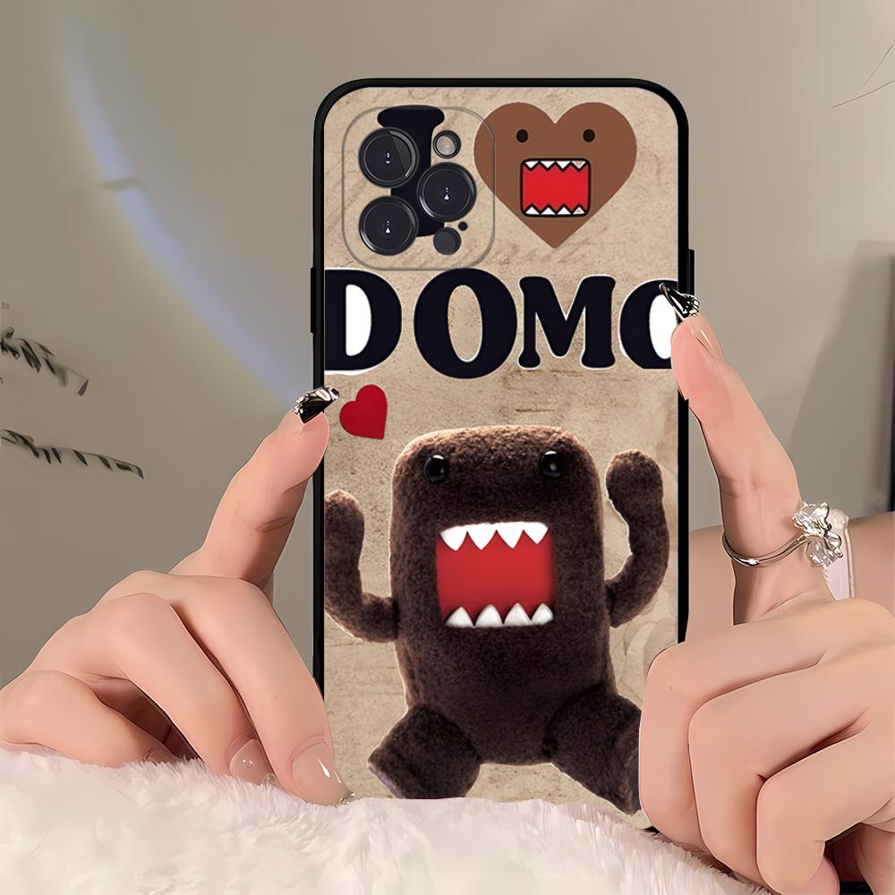 Милый чехол Domo kun для iPhone 16 15 14 11 12 13 Mini Pro XS Max Cover 6 7 8 Plus X Funda Shell