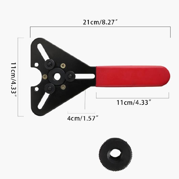 Съемник муфты компрессора кондиционера Набор ручных инструментов Съемник ступицы Инструмент для удержания Автоинструмент