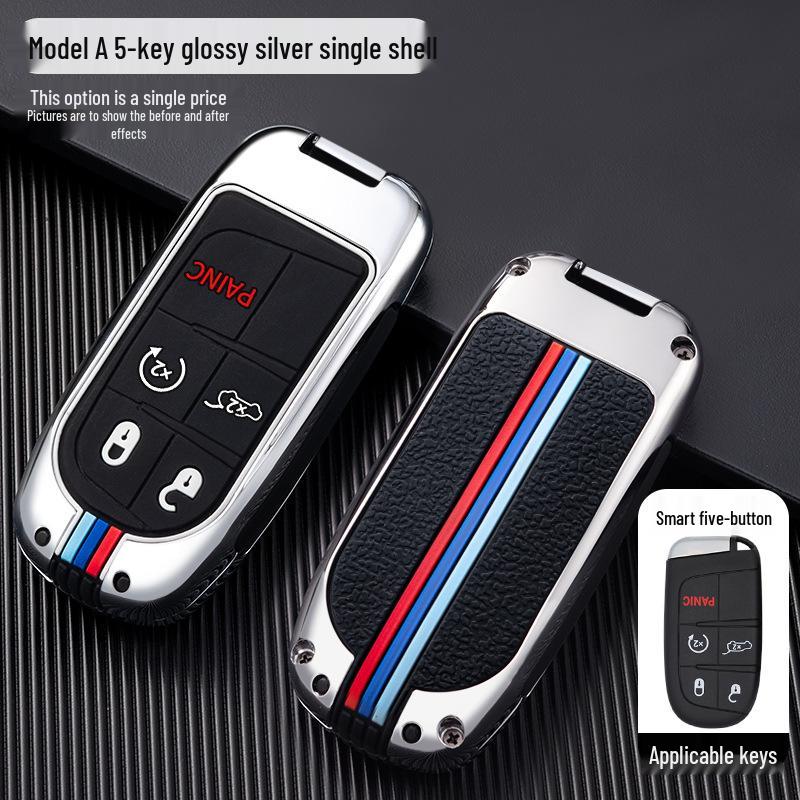 Чехол для ключа GAC Fiat Viaggio/Ottimo с металлической оболочкой и защитной пряжкой